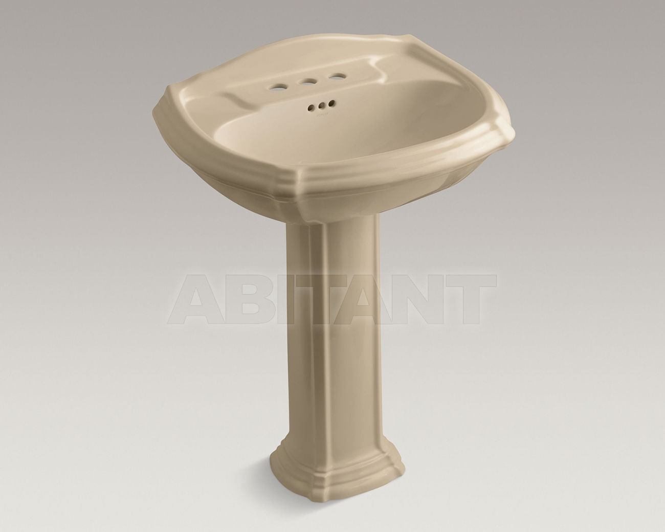 Buy Wash basin with pedestal Portrait Kohler 2015 K-2221-4-33