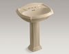 Wash basin with pedestal Portrait Kohler 2015 K-2221-4-58 Contemporary / Modern