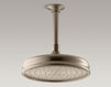 Ceiling mounted shower head Traditional Round Kohler 2015 K-13692-2BZ Contemporary / Modern