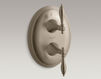 Thermostatic mixer Finial Traditional Kohler 2015 K-T10302-4M-2BZ Contemporary / Modern