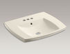 Countertop wash basin Kelston K-2381-4-95 Gray Countertop wash basin Kelston Kohler 2015 K-2381-4-95 Contemporary / Modern