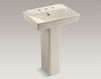 Wash basin with pedestal Rêve K-5152-8-0 white Wash basin with pedestal Rêve Kohler 2015 K-5152-8-0 Contemporary / Modern