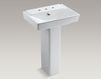 Wash basin with pedestal Rêve K-5152-8-47 Ivory Wash basin with pedestal Rêve Kohler 2015 K-5152-8-47 Contemporary / Modern