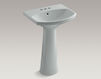 Wash basin with pedestal Cimarron Kohler 2015 K-2362-4-G9 Contemporary / Modern