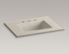 Countertop wash basin Impressions K-2779-8-G83 Ivory Countertop wash basin Impressions Kohler 2015 K-2779-8-G83 Contemporary / Modern