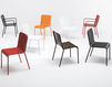 Chair STRIPES Metalmobil News collection 2015 547 VR+ORANGE Contemporary / Modern