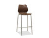 Bar stool Metalmobil Uni 2013 378 CRS+GREEN Contemporary / Modern