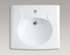 Wall mounted wash basin Brenham Kohler 2015 K-1997-1-0 Contemporary / Modern