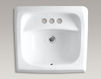 Wall mounted wash basin Kingston K-2005-0 white Wall mounted wash basin Kingston Kohler 2015 K-2005-0 Contemporary / Modern