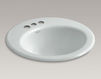 Countertop wash basin Radiant K-2917-4-KA brown Countertop wash basin Radiant Kohler 2015 K-2917-4-KA Contemporary / Modern