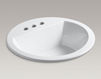 Countertop wash basin Bryant K-2714-4-58 Dark gray Countertop wash basin Bryant Kohler 2015 K-2714-4-58 Contemporary / Modern