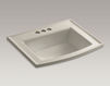 Countertop wash basin Archer K-2356-4-7 Black Countertop wash basin Archer Kohler 2015 K-2356-4-7 Contemporary / Modern