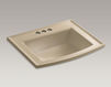 Countertop wash basin Archer K-2356-4-K4 Dark gray Countertop wash basin Archer Kohler 2015 K-2356-4-K4 Contemporary / Modern