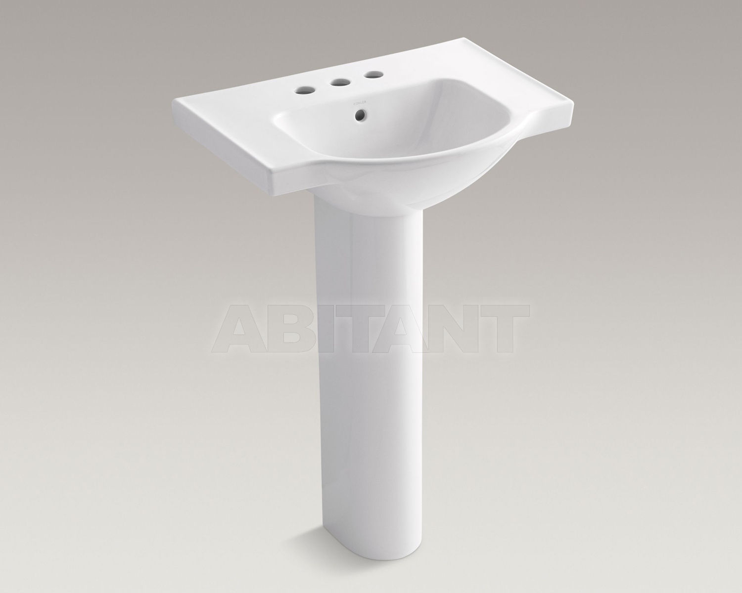 Wash basin with pedestal Veer K-5266-4-0 price on request Buy Wash basin with pedestal Veer Kohler 2015 K-5266-4-0