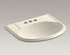 Countertop wash basin Devonshire K-2279-4-95 Gray Countertop wash basin Devonshire Kohler 2015 K-2279-4-95 Contemporary / Modern