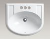 Countertop wash basin Devonshire Kohler 2015 K-2279-4-47 Contemporary / Modern