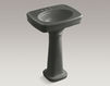 Wash basin with pedestal Bancroft Kohler 2015 K-2338-4-7 Contemporary / Modern