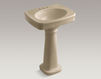 Wash basin with pedestal Bancroft Kohler 2015 K-2338-4-47 Contemporary / Modern