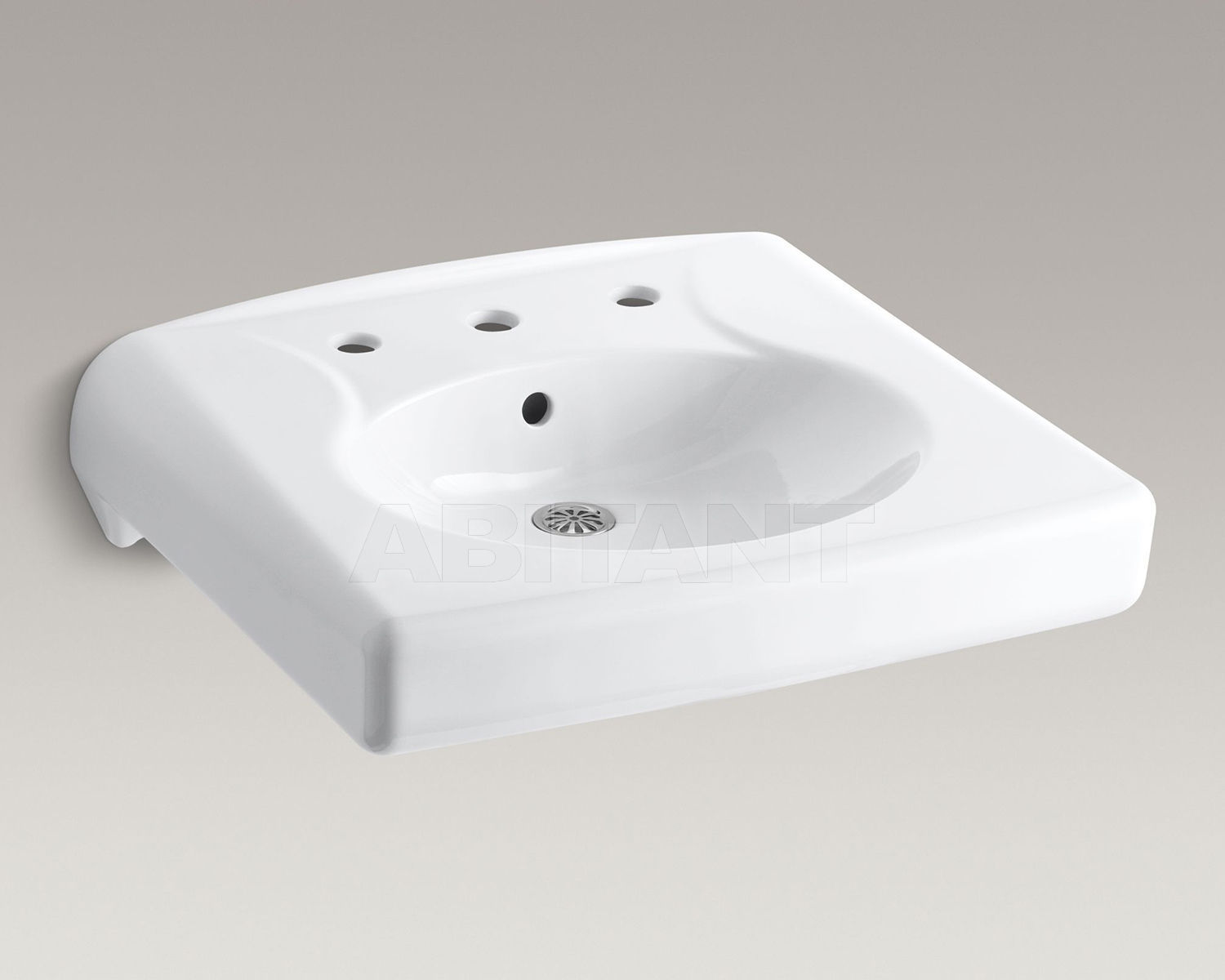 Buy Wall mounted wash basin Brenham Kohler 2015 K-1997-8-0