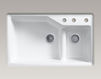 Built-in wash basin Indio Kohler 2015 K-6411-3-20 Contemporary / Modern