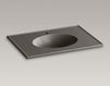 Countertop wash basin Impressions K-2796-1-G85 Gray Countertop wash basin Impressions Kohler 2015 K-2796-1-G85 Contemporary / Modern