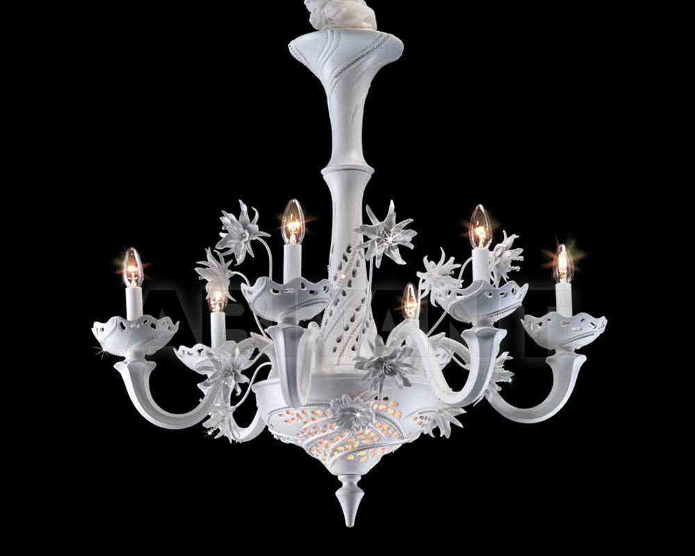 Сhandelier LL.17/BS/F/6F price on request Buy Сhandelier Ceramiche Lorenzon 2015 LL.17/BS/F/6F