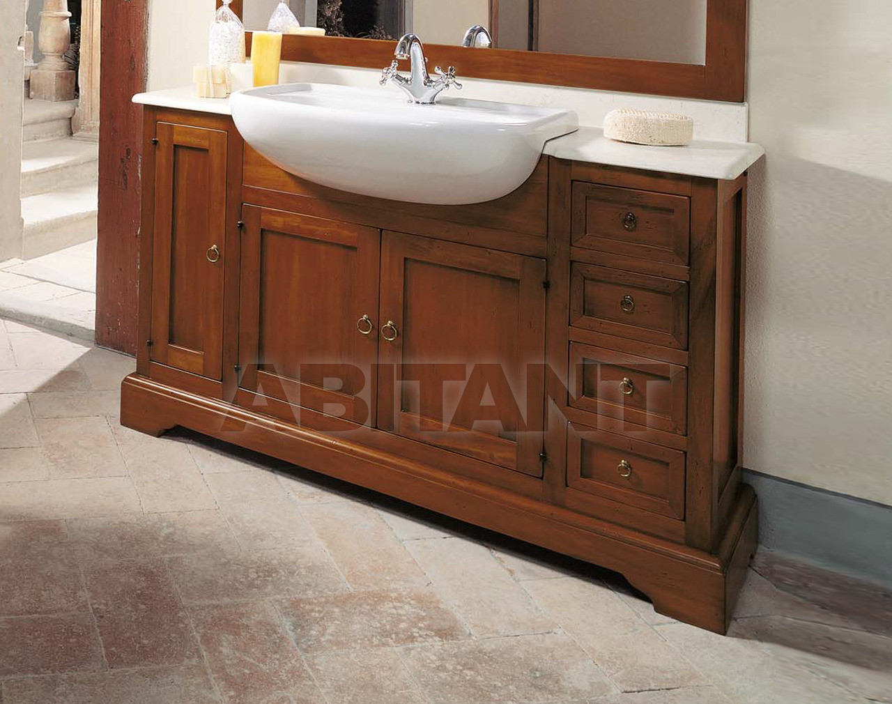 Buy Wash basin cupboard Tiferno Mobili Trevi-beta Collection 8151