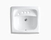 Wall mounted wash basin Kingston K-2005-L-0 white Wall mounted wash basin Kingston Kohler 2015 K-2005-L-0 Contemporary / Modern