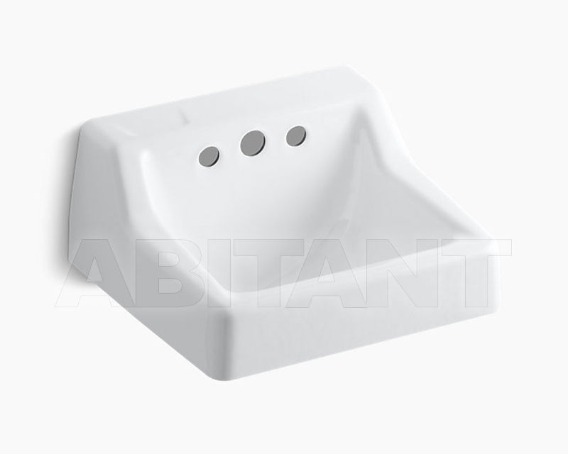 Wall mounted wash basin Hampton K-2703-EH-0 price on request Buy Wall mounted wash basin Hampton Kohler 2015 K-2703-EH-0