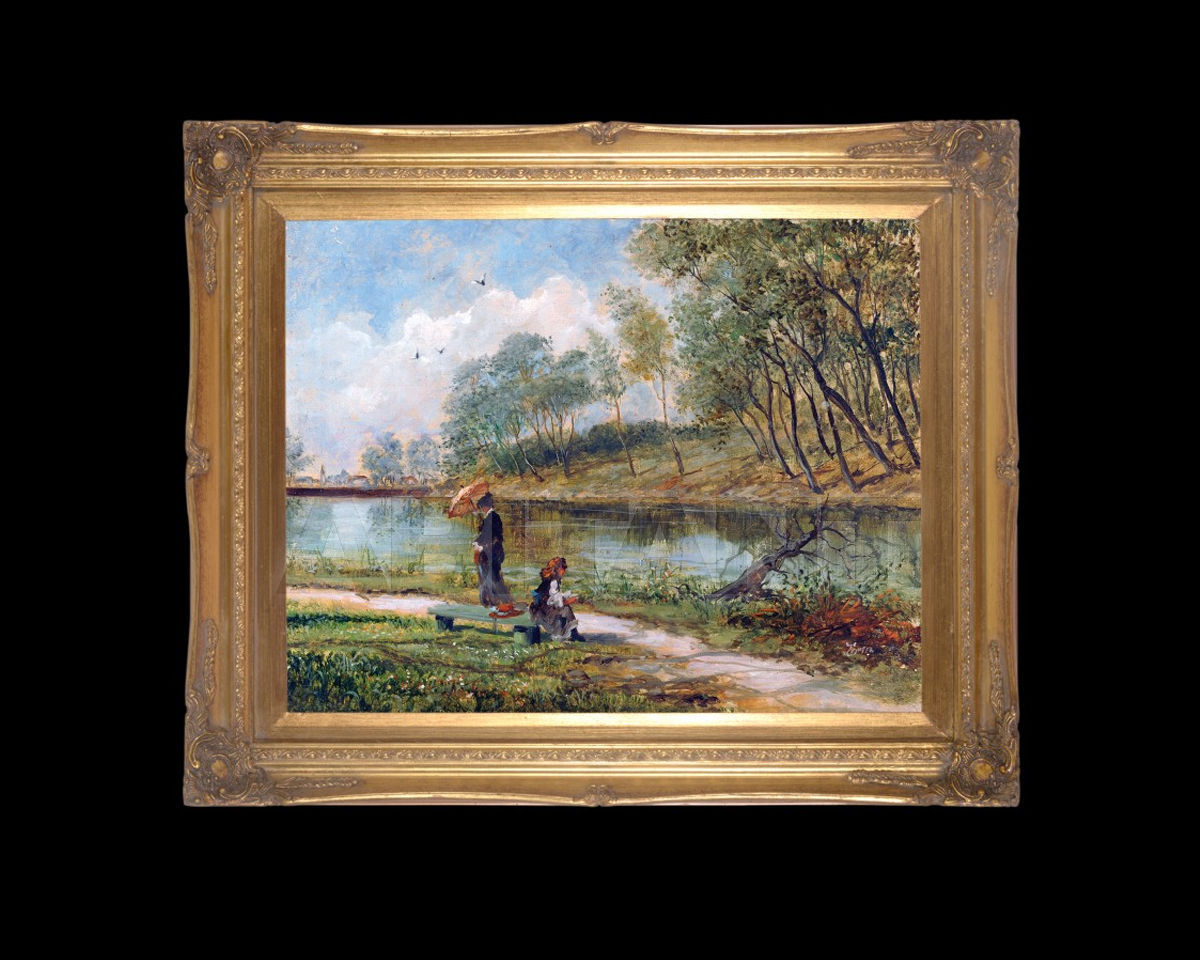 Buy Painting  Pause for tought Barj - Buzzoni s.r.l. IMPRESSIONIST VIEWS 133