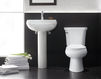 Floor mounted toilet Wellworth Kohler 2015 K-3988-0 Contemporary / Modern