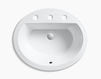 Countertop wash basin Bryant Kohler 2015 K-2699-8-0 Contemporary / Modern