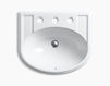 Countertop wash basin Devonshire K-2279-8-0 white Countertop wash basin Devonshire Kohler 2015 K-2279-8-0 Contemporary / Modern