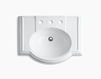Wash basin with pedestal Devonshire Kohler 2015 K-2294-8-7 Contemporary / Modern