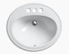 Countertop wash basin Pennington K-2196-4-7 Black Countertop wash basin Pennington Kohler 2015 K-2196-4-7 Contemporary / Modern