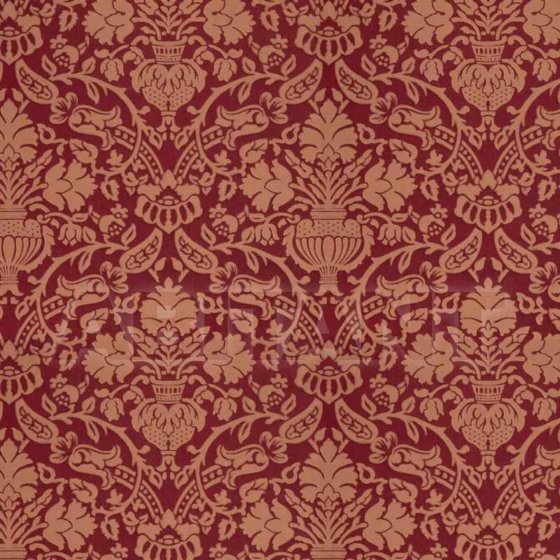Buy Interior fabric Stroheim PALACE SILKS BARING DAMASK Garnet