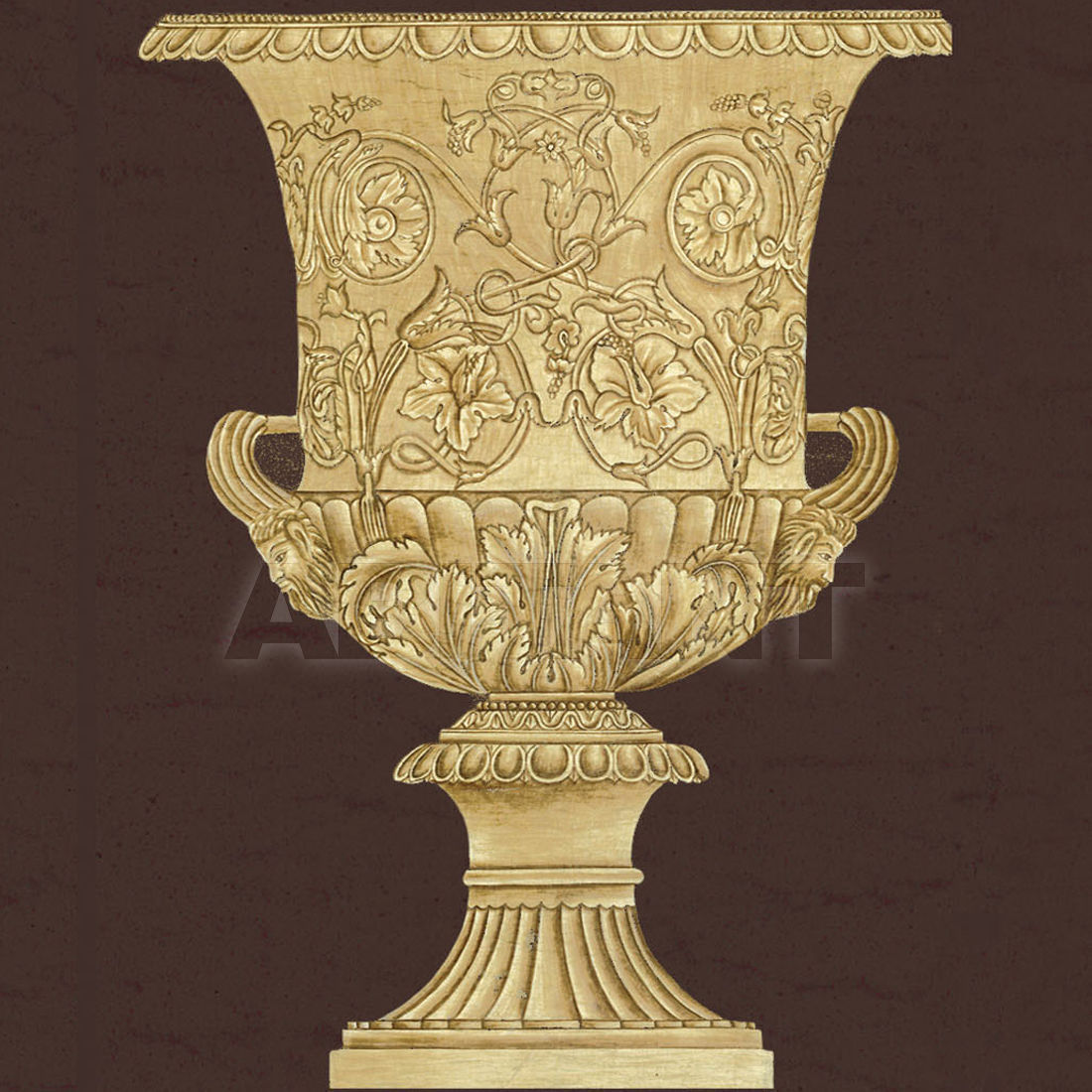Wallpaper Piranesi Urns price on request Buy Wallpaper Iksel Piranesi Urns