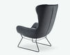 Сhair Freifrau                 2016 LEYA WINGBACK CHAIR Drahtgestell Leather Contemporary / Modern