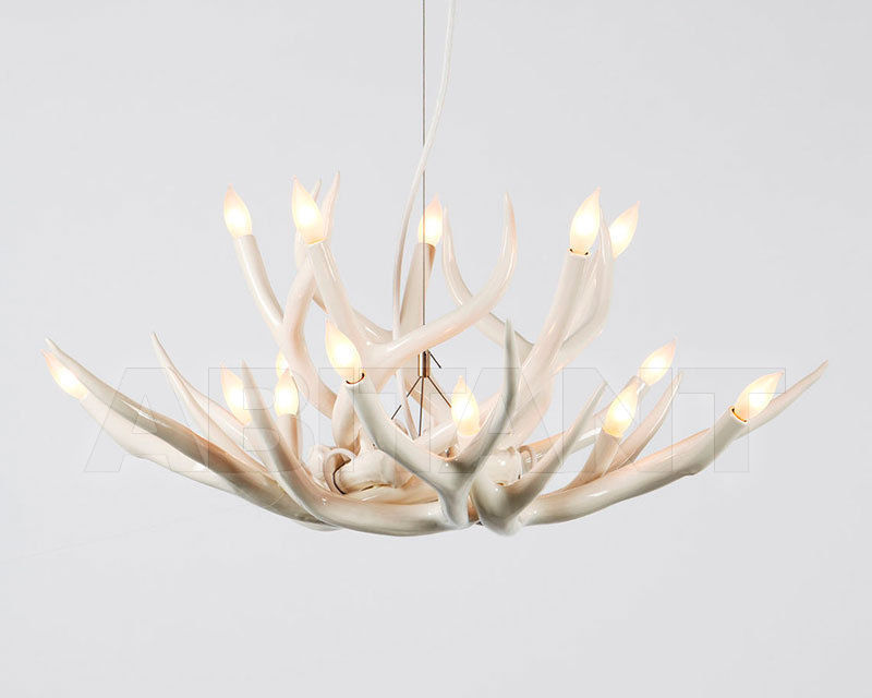 Buy Сhandelier Superordinate Antler Roll & Hill  ANTC10-WH-120