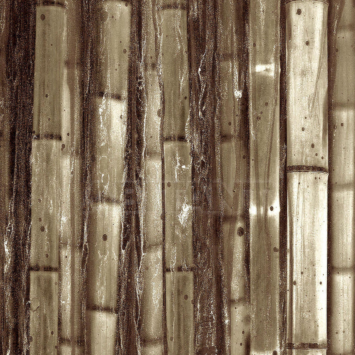 Buy Wall panel Alex Turco Organic Bamboo Jungle Brown