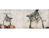 Textile wallpaper Momenti Animal A – 02 Contemporary / Modern