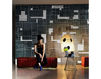 Vinyl wallpaper Black bricks Wall&Decò  WET SYSTEM WDBB1601 Contemporary / Modern