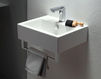 Wall mounted wash basin GSI Ceramica KUBE 8985111 Contemporary / Modern