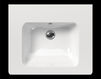 Wall mounted wash basin GSI Ceramica PURA 8831111 Contemporary / Modern