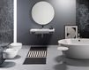 Wall mounted wash basin GSI Ceramica Modo 7724111 Contemporary / Modern