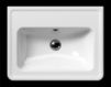 Wall mounted wash basin GSI Ceramica CLASSIC 8731111 Contemporary / Modern