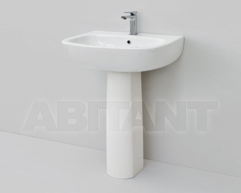 Buy Wash basin with pedestal Art Ceram 2017 TEL001/TEC003