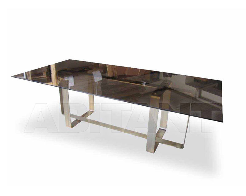 Dining table PIERRE RECTANGULAR DOUBLE BASE price on request Buy Dining table Dom Edizioni Table PIERRE RECTANGULAR DOUBLE BASE