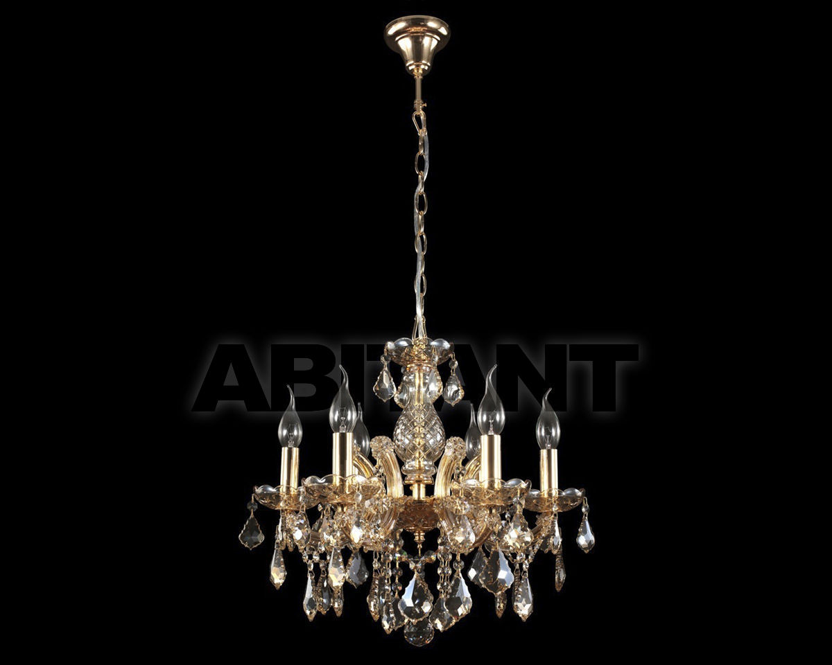Buy Сhandelier Crystallux 2018 INES SP6 GOLD-AMBER