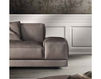 Sofa LOGAN Gurian 2017 Angolo rotondo + Divano laterale sx + Elemento centrale + Pouf LOGAN Art Deco / Art Nouveau